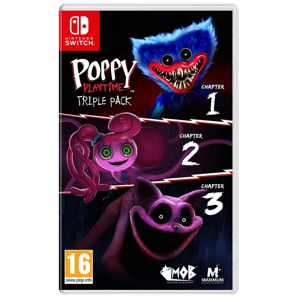 Poppy Playtime Triple Pack for Nintendo Switch – Three-Game Bundle