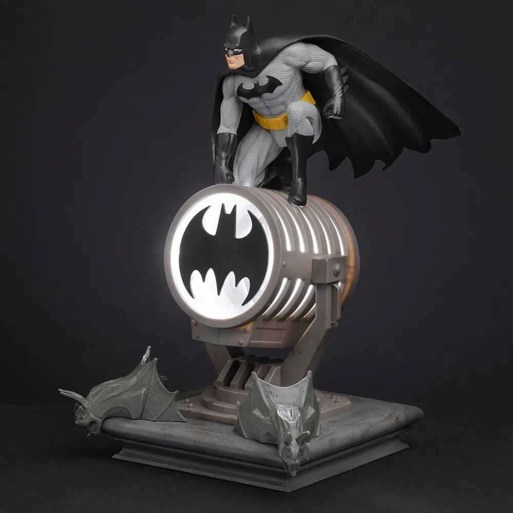 Batman Figurine Lamp Collectible LED Night Light for Kids and Fans