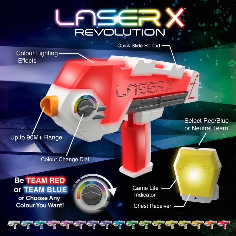 Laser X Revolution 2-Pack Laser Tag Double Blasters
