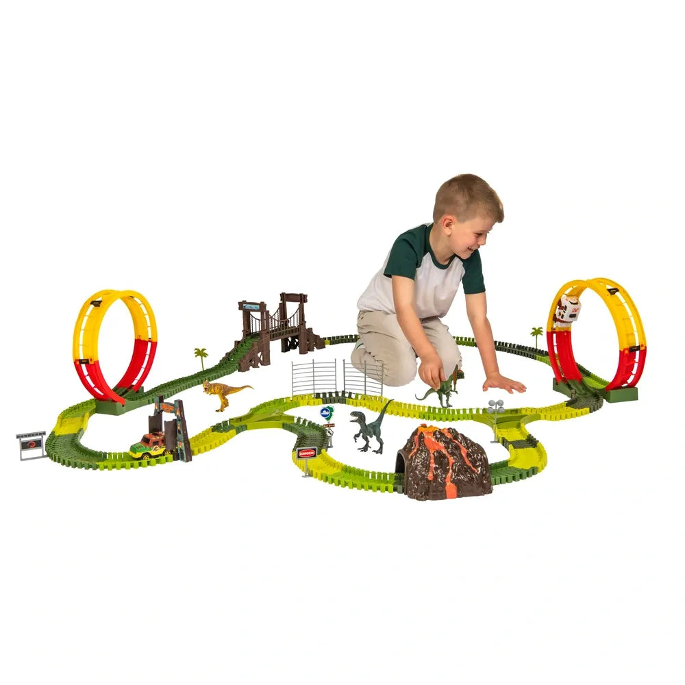 Jurassic Park Dinosaur Race Track Set – Super Loop