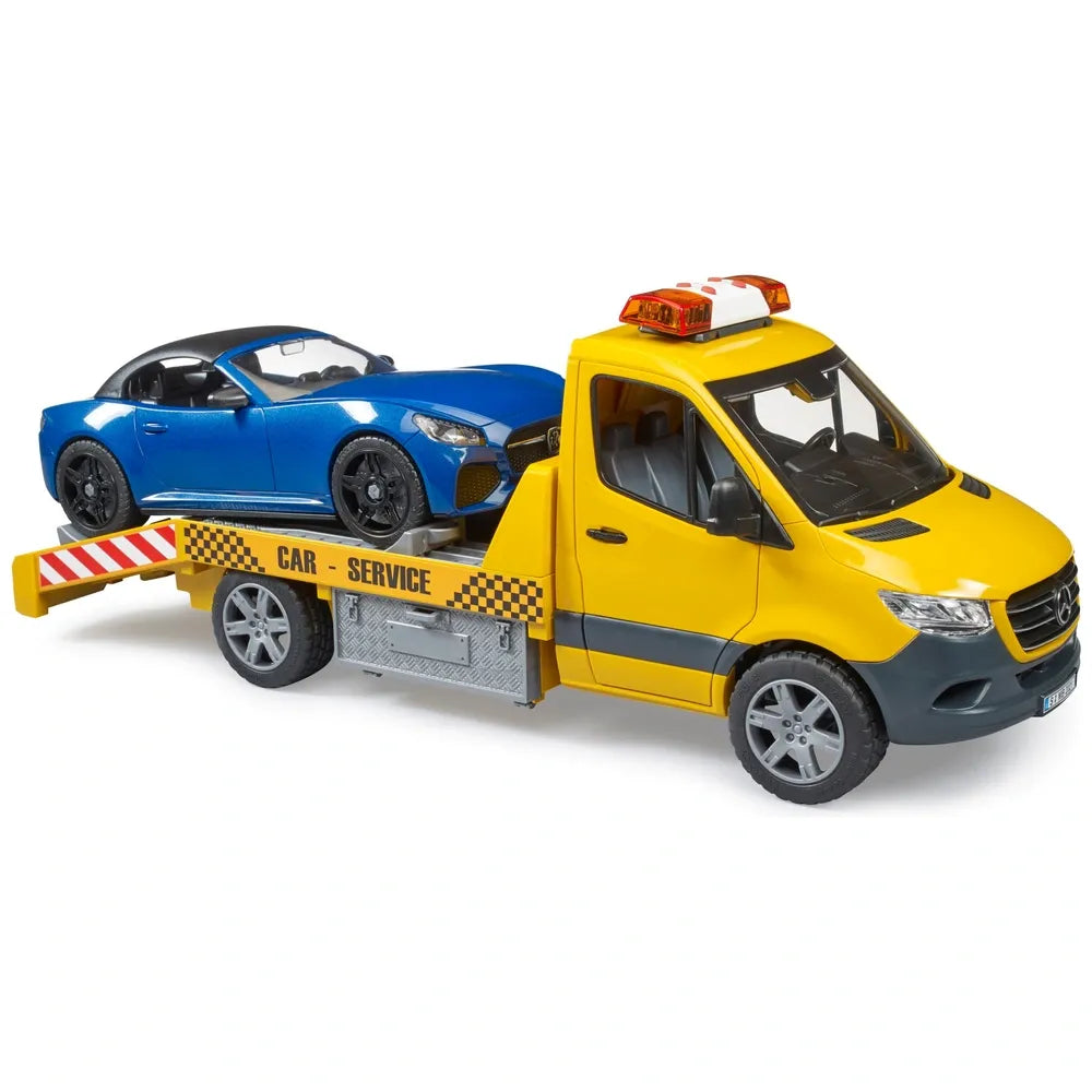 Bruder Mercedes-Benz Sprinter Car Transporter with Roadster Toy