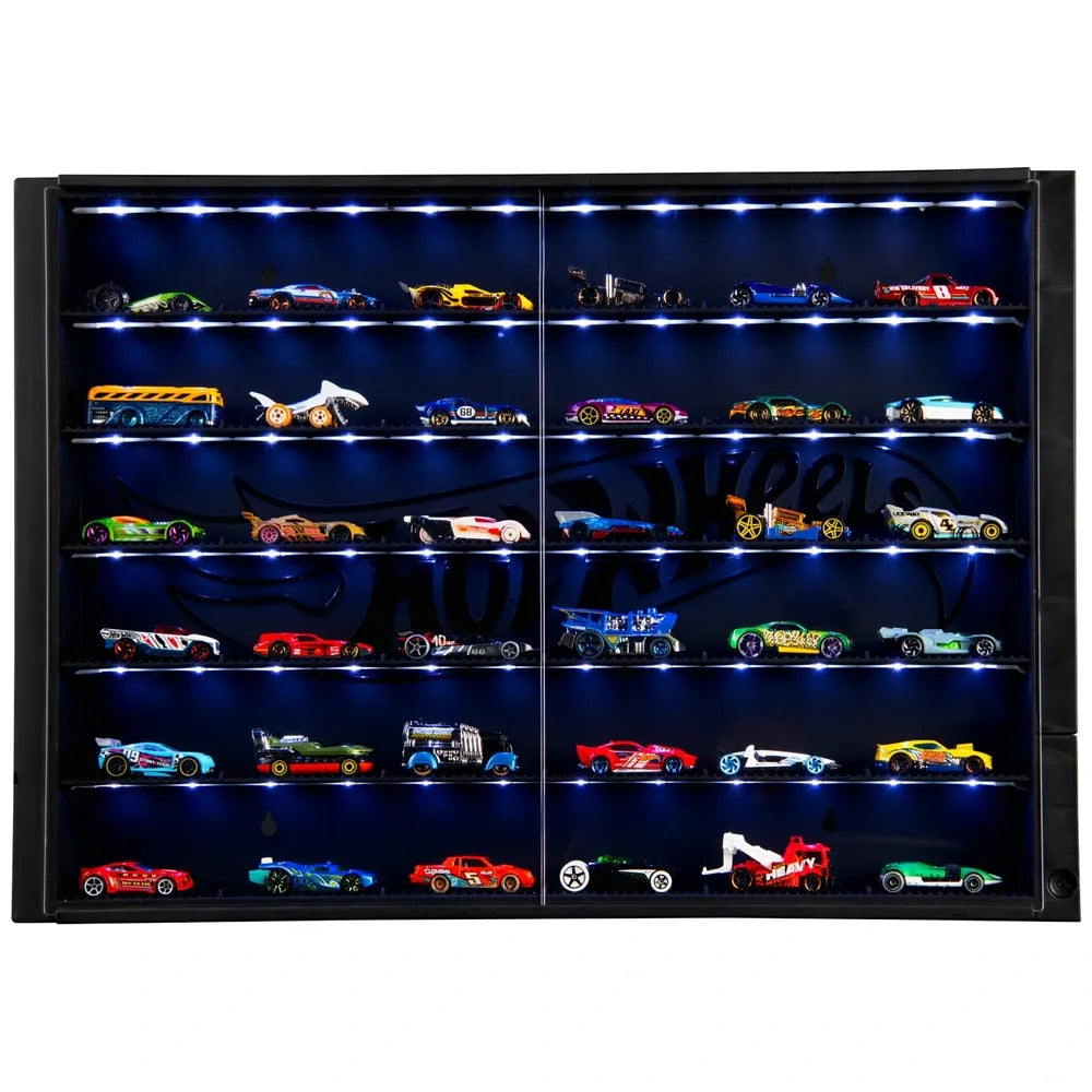 Hot Wheels 6-Level LED Display Case for 1:64 Die-Cast Cars