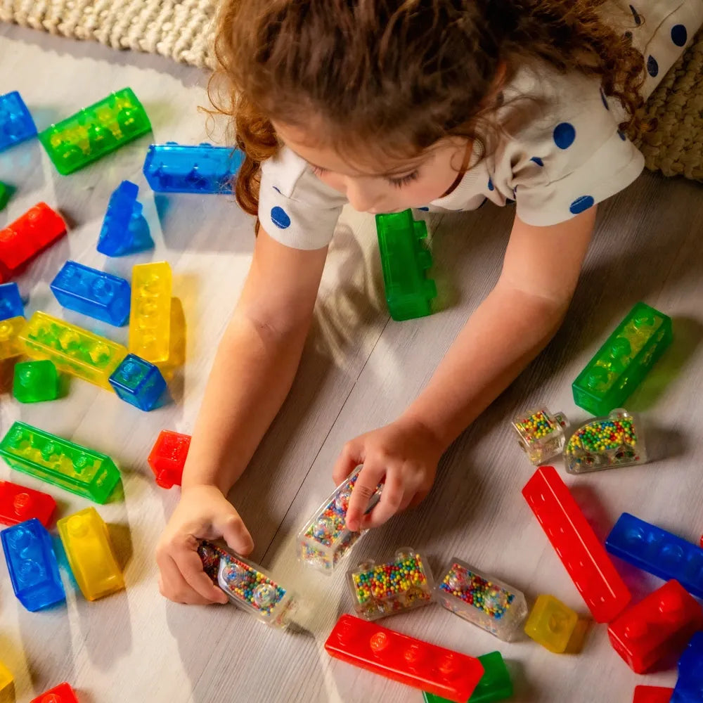 Jelly Blox Squishy Building Blocks 2-in-1 Storage Box