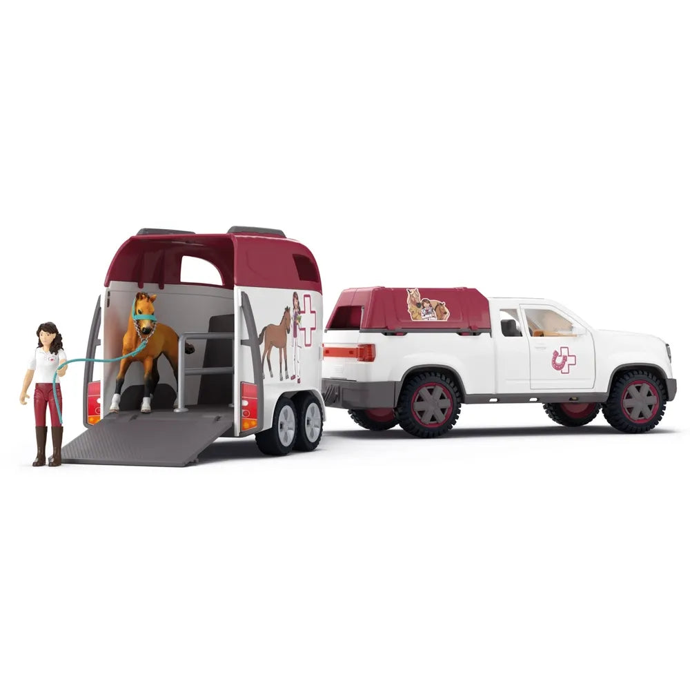 Schleich Horse Club Mobile Vet Playset with Trailer (42704)