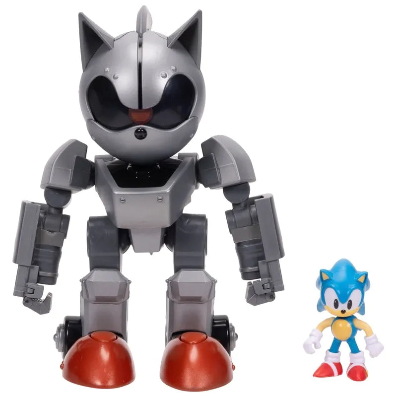 20cm Sonic the Hedgehog Figures – Mecha Sonic vs Sonic Action Feature Pack