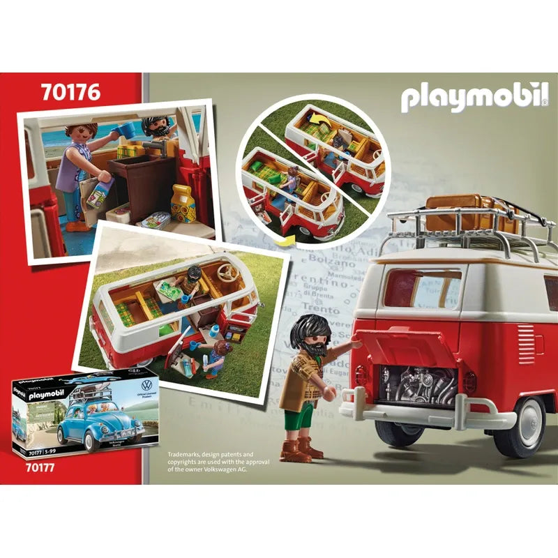 Playmobil Volkswagen VW T1 Camping Bus Playset (70176)