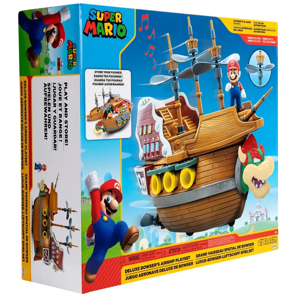 Nintendo Super Mario Bowser’s Airship Deluxe Adventure Playset