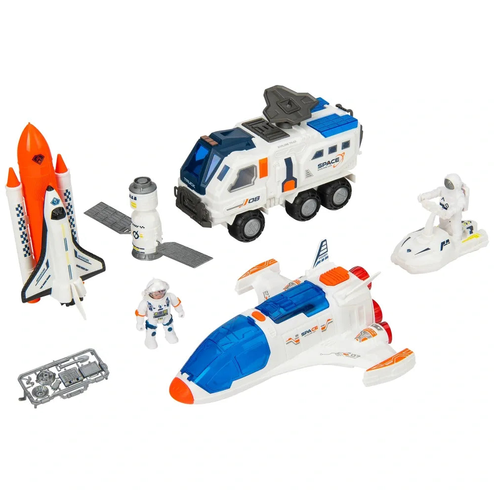 Space Station Rocket & Rover Playset with Astronaut Figures