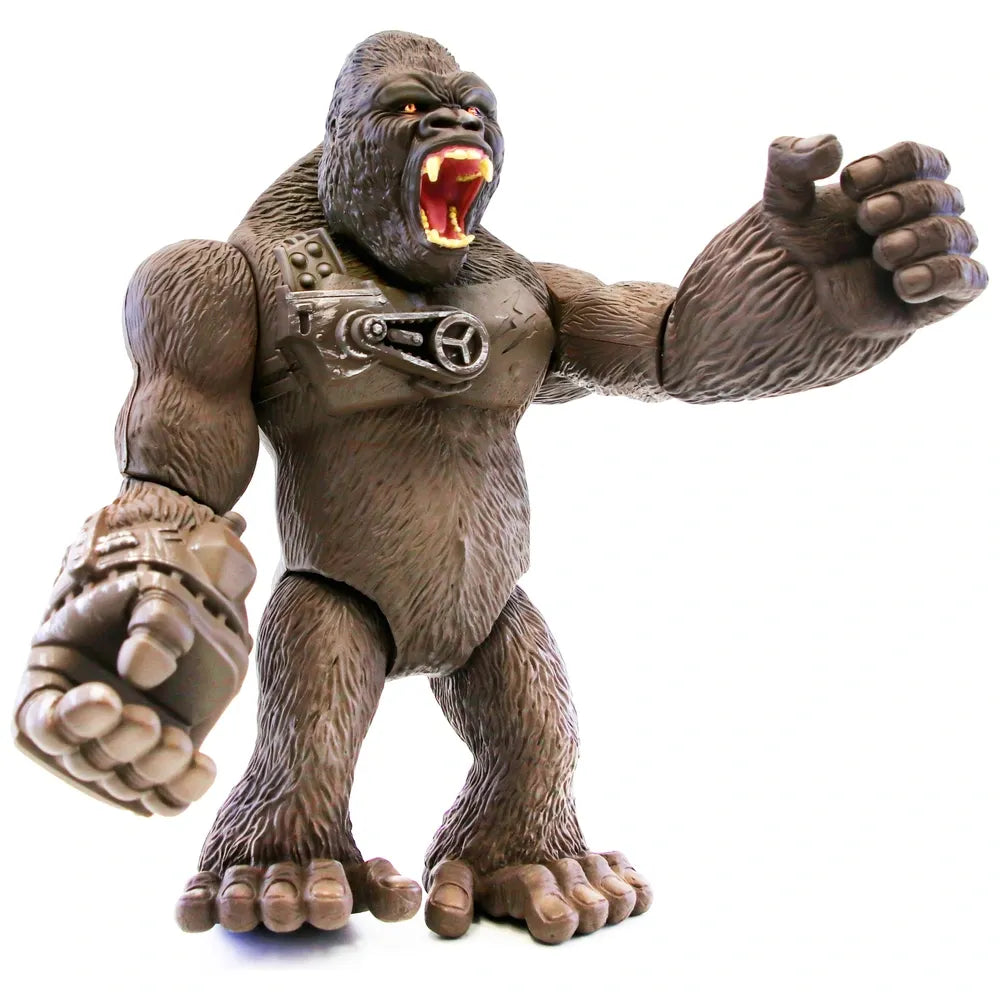 Primal Clash Action Figures 2-Pack: Gorilla vs T-Rex Dinosaur Battle Toy