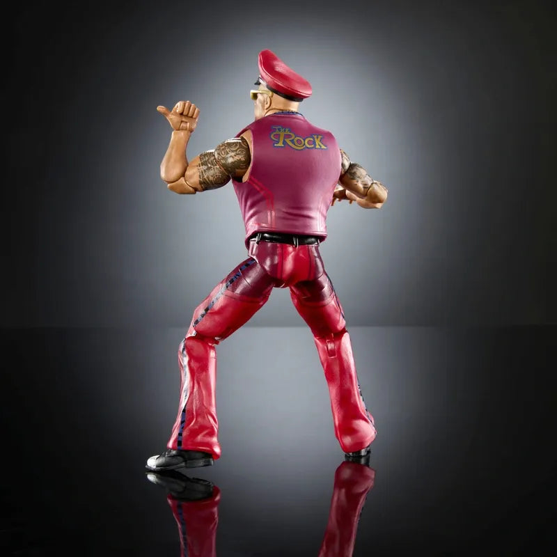WWE Elite x Street Fighter The Rock Final Boss as M. Bison Action Figure