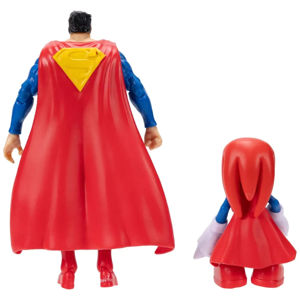 DC x Sonic the Hedgehog 2-Pack Action Figures: Knuckles & Superman Collectibles