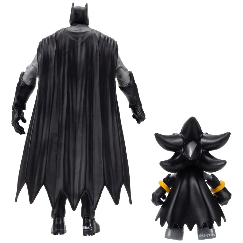 DC x Sonic 2-Pack Action Figures – Shadow and Batman Toy Set for Fans