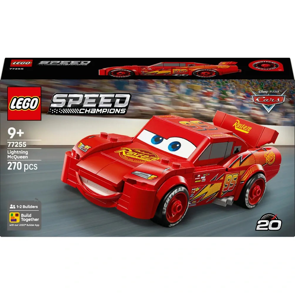LEGO 77255 Speed Champions – Build Lightning McQueen Racing Car