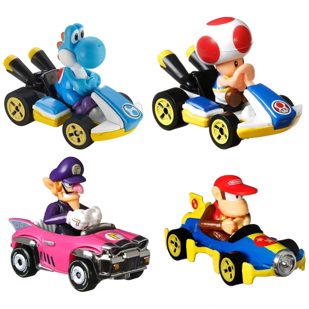 Hot Wheels Mario Kart Die-Cast Cars 4-Pack Assortment