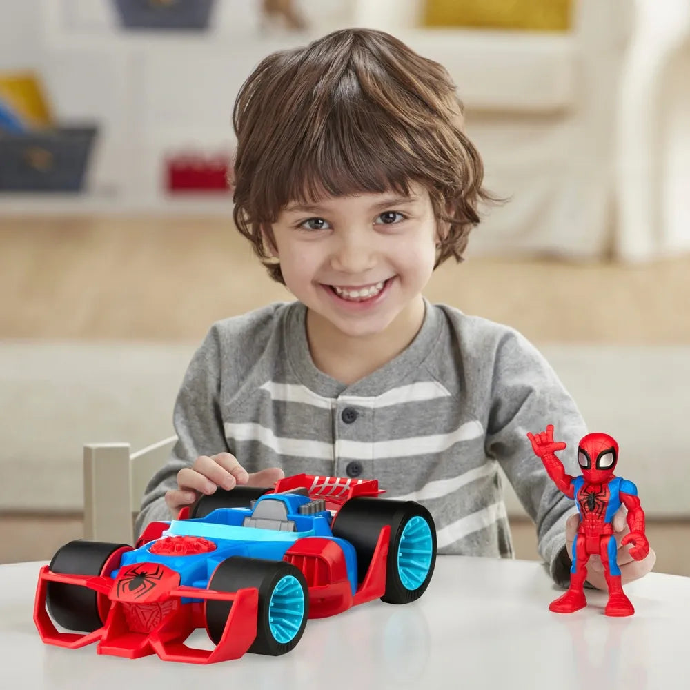 Marvel 2-Pack Super Hero Vehicles – Spider-Man & Hulk Action Playset