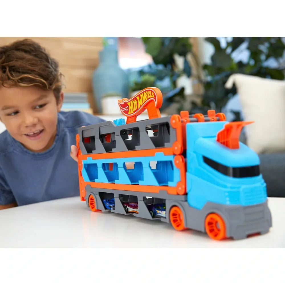 Hot Wheels City Speedway Hauler Playset