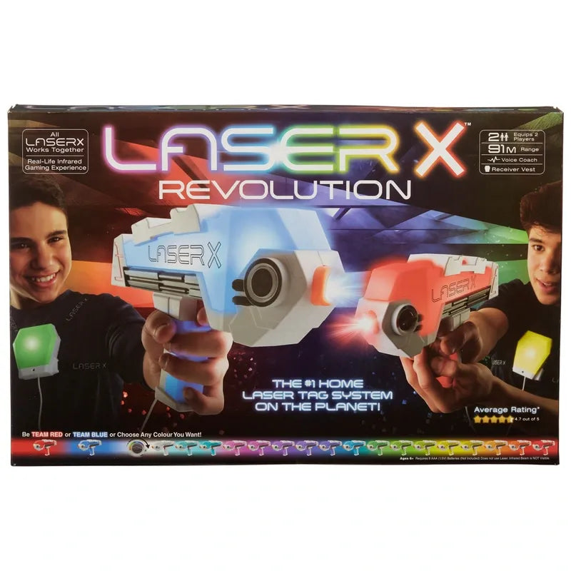 Laser X Revolution 2-Pack Laser Tag Double Blasters