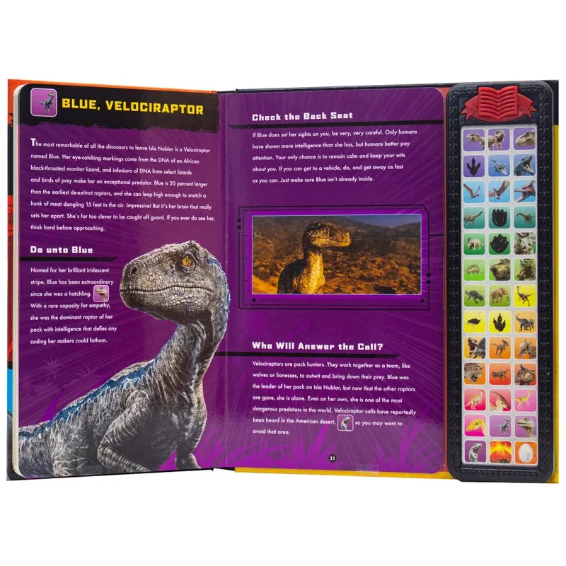 Jurassic World Dinosaurs in Your World Interactive Sound Book