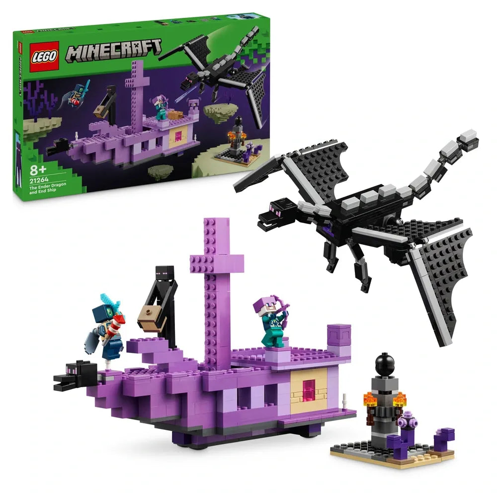 LEGO Minecraft The Ender Dragon and End Ship Set 21264