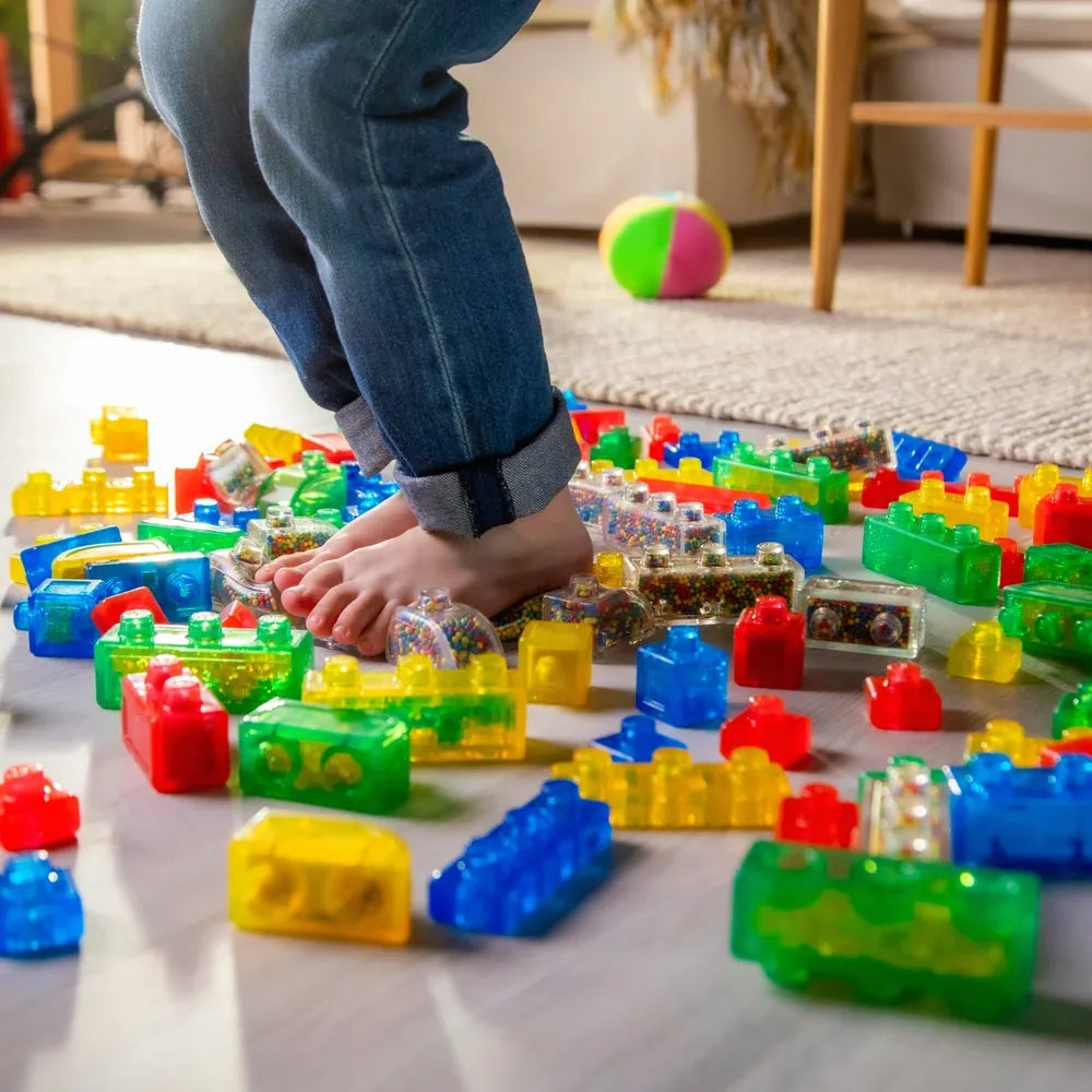Jelly Blox Squishy Building Blocks 2-in-1 Storage Box