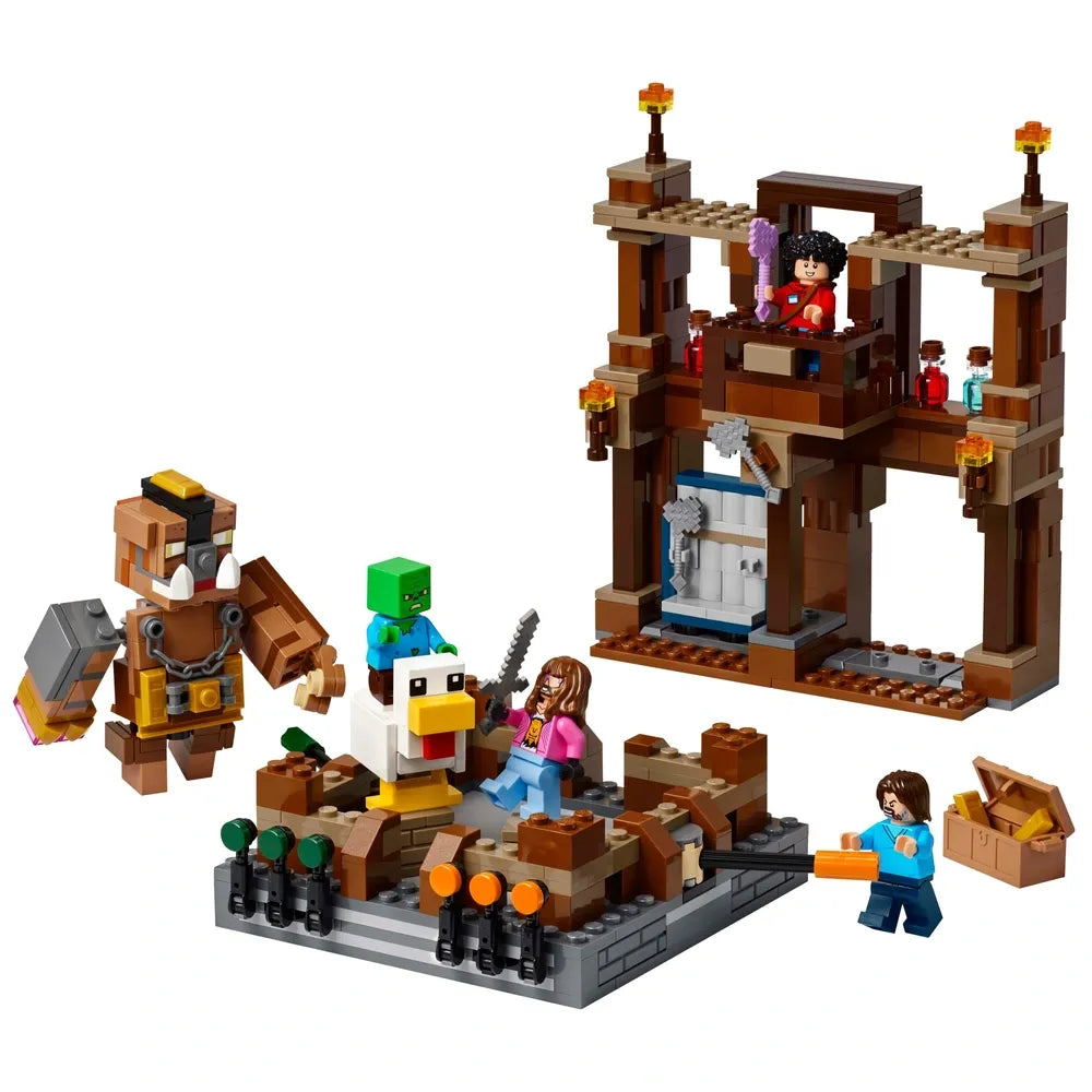 LEGO Minecraft 21272 Woodland Mansion Battle Ring Adventure Set