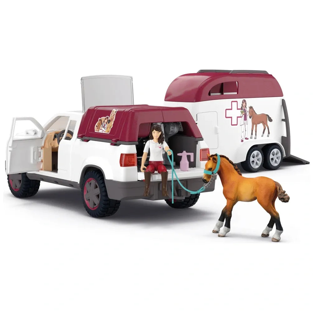 Schleich Horse Club Mobile Vet Playset with Trailer (42704)