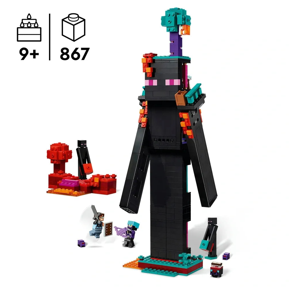 LEGO Minecraft 21279 Enderman Tower Playset