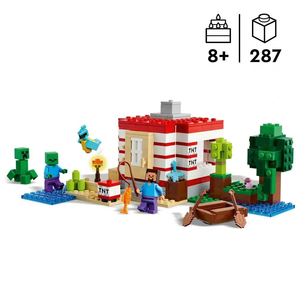 LEGO Minecraft TNT Jungle House 21275 Construction Set