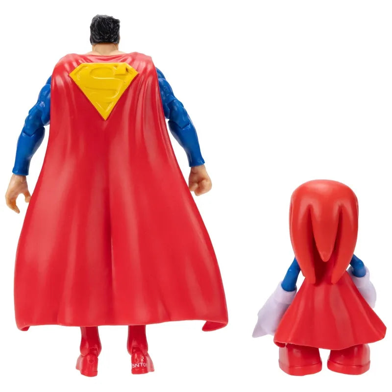 DC x Sonic the Hedgehog 2-Pack Action Figures: Knuckles & Superman Collectibles