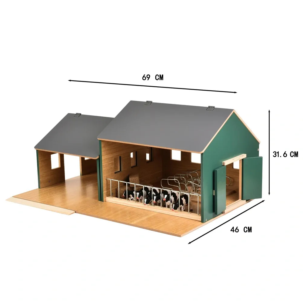 1:32 Scale Wooden Farm Shed Playset