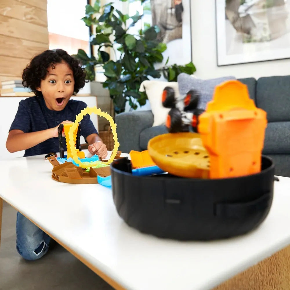 Hot Wheels Monster Trucks Stunt Tire Action Playset