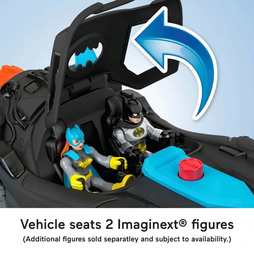 Fisher-Price Imaginext DC Super Friends Batmobile with Batman Figure & Lights