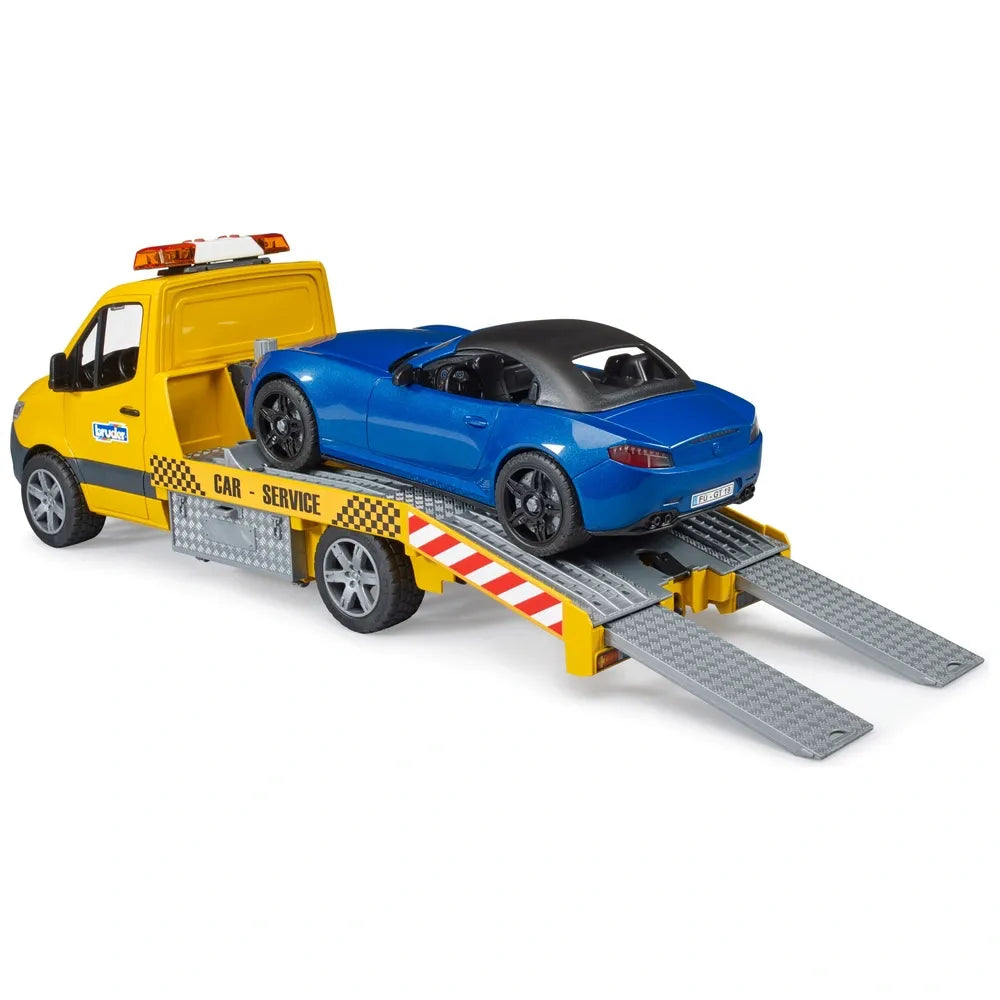 Bruder Mercedes-Benz Sprinter Car Transporter with Roadster Toy
