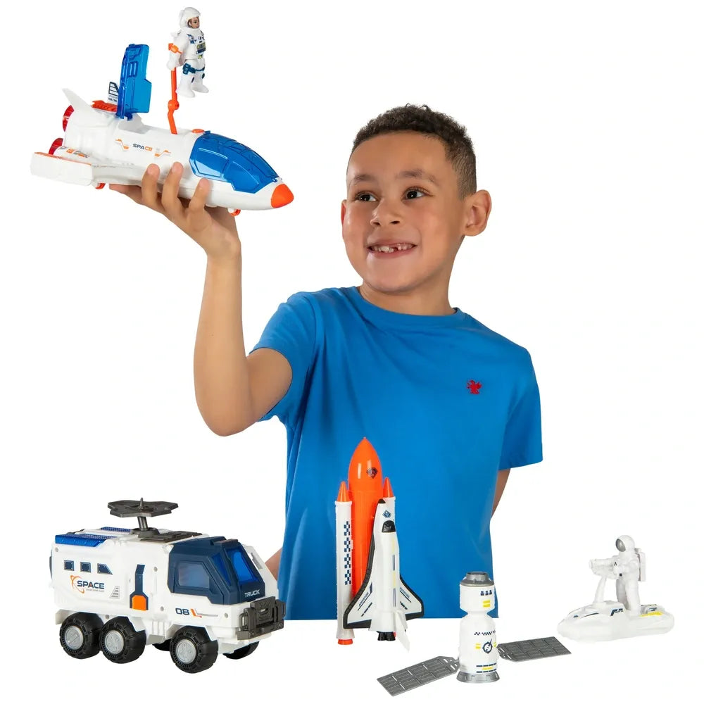 Space Station Rocket & Rover Playset with Astronaut Figures