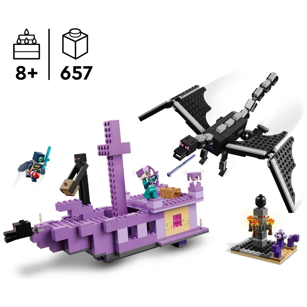 LEGO Minecraft The Ender Dragon and End Ship Set 21264