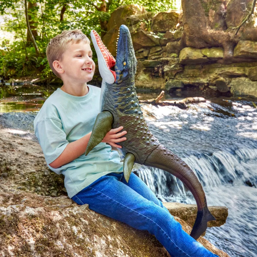 Rebirth Super Colossal Mosasaurus Dinosaur Figure – Jurassic World