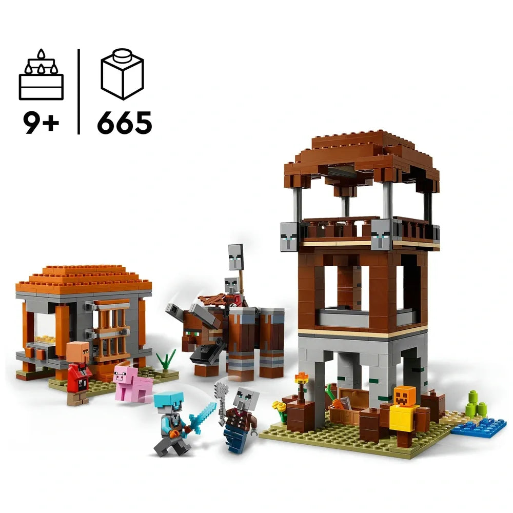 LEGO Minecraft 21278 Pillager Outpost & Ravager Adventure Set