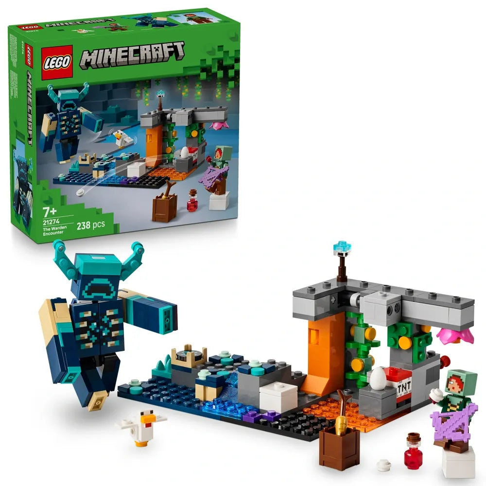 LEGO Minecraft 21274 Warden Encounter Playset
