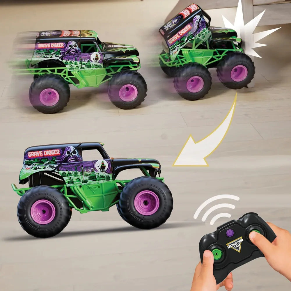 Monster Jam Smash & Bash 1:15 RC Grave Digger Monster Truck