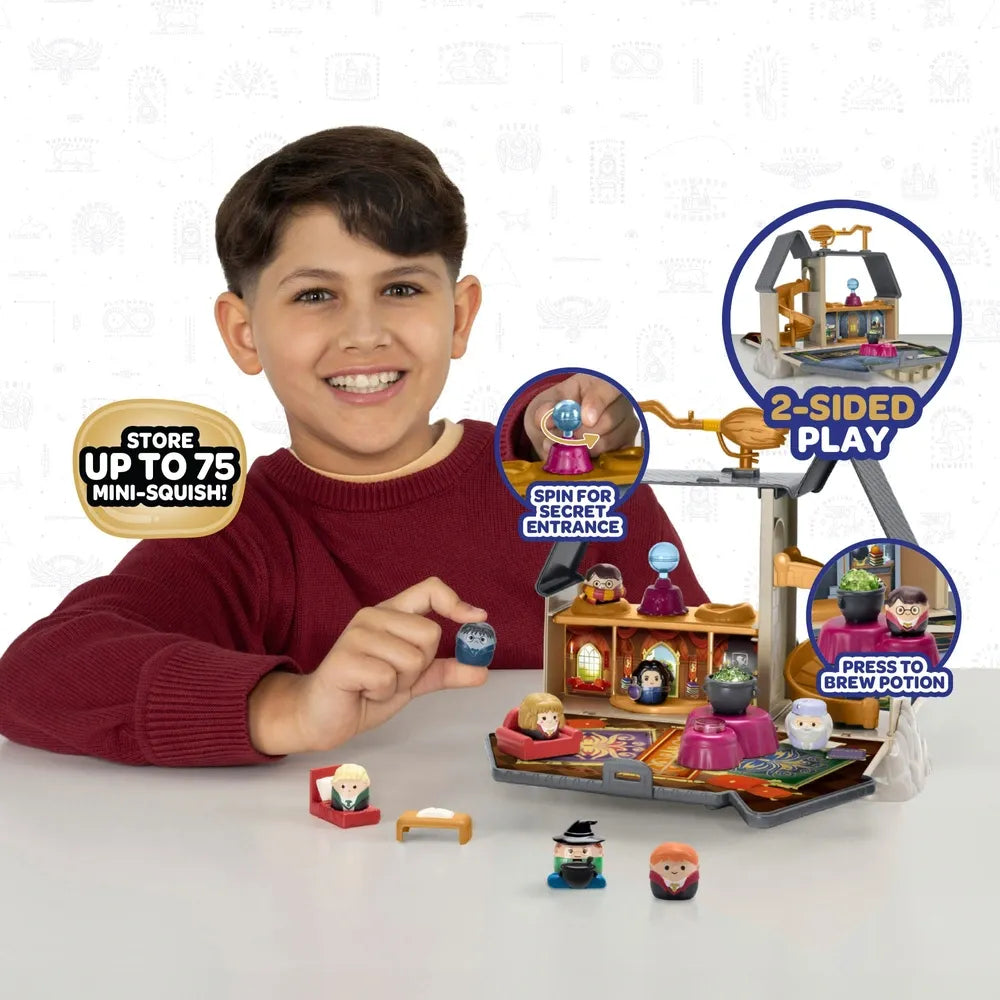 Original Squishmallows Squish-a-Longs Harry Potter Hogwarts Castle Playset Toy