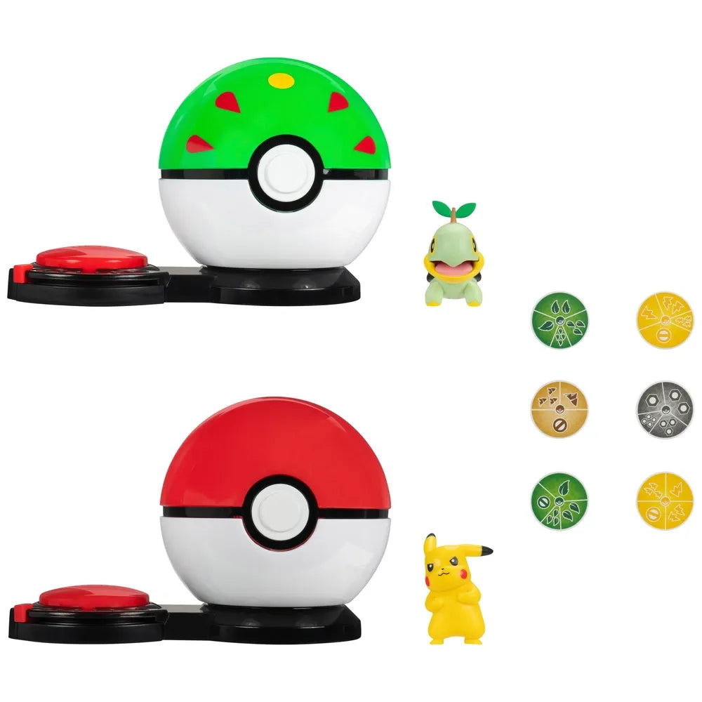 Pokémon Surprise Attack Game Pack: Turtwig with Poké Ball & Pikachu