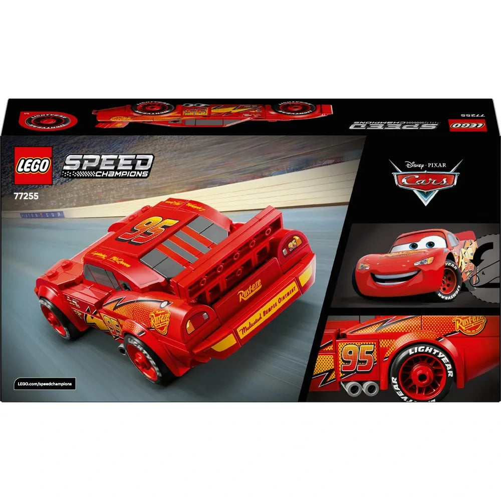 LEGO 77255 Speed Champions – Build Lightning McQueen Racing Car