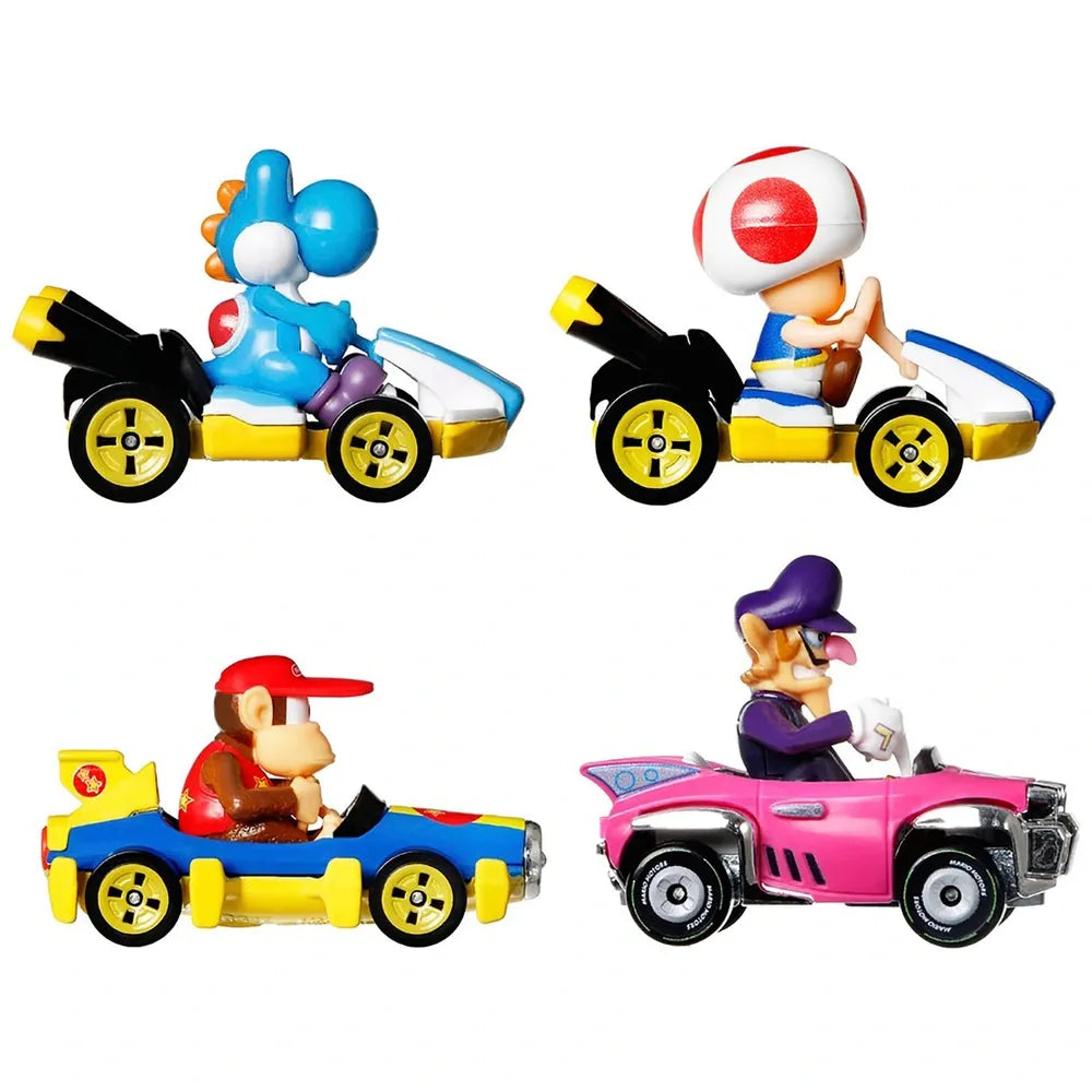 Hot Wheels Mario Kart Die-Cast Cars 4-Pack Assortment