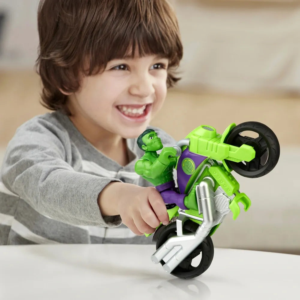Marvel 2-Pack Super Hero Vehicles – Spider-Man & Hulk Action Playset