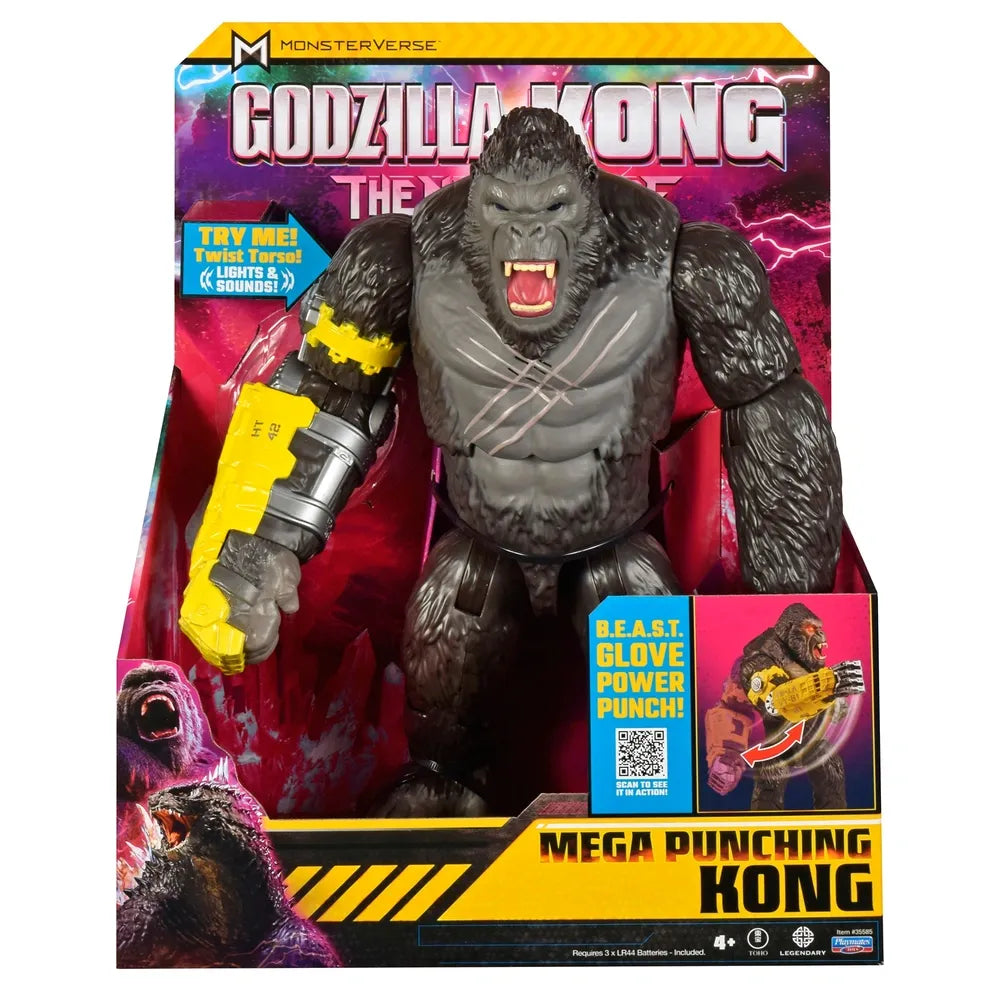 Monsterverse Kong Figure – 33cm Mega Punching Action Toy from Godzilla x Kong