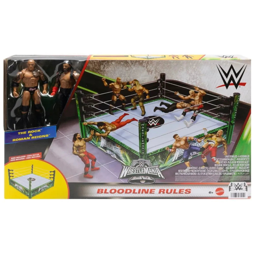 WWE WrestleMania Bloodline Rules Action Playset