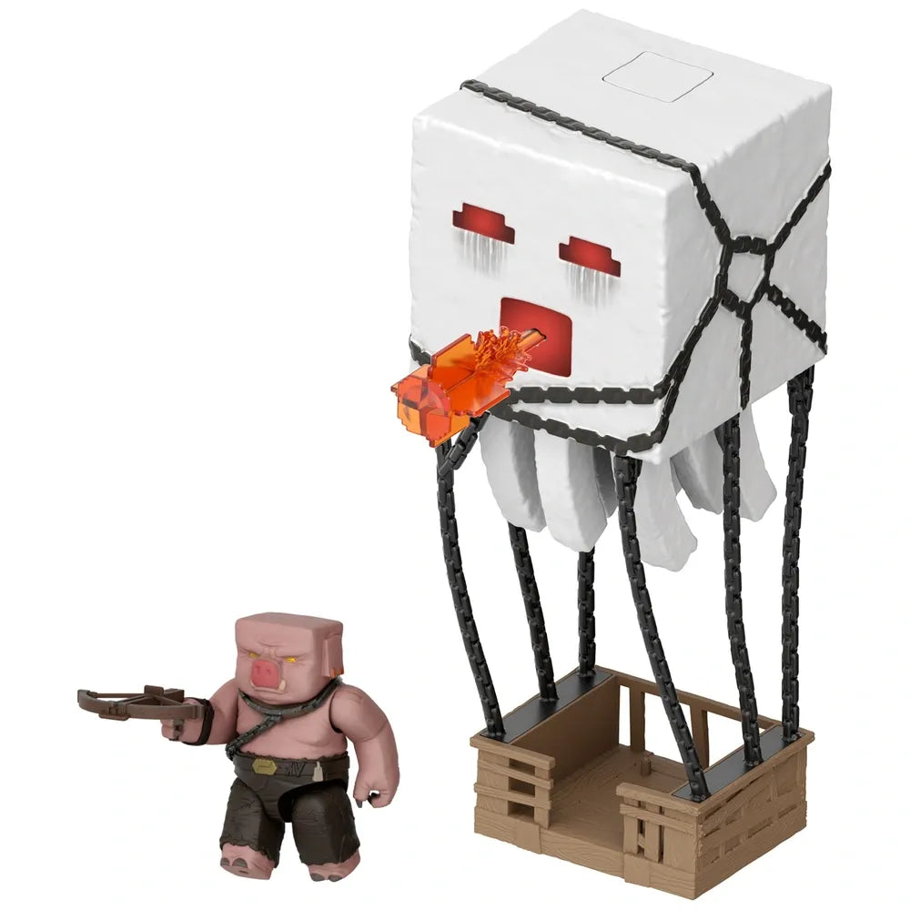 Minecraft Movie Blast Attack Ghast Adventure Playset