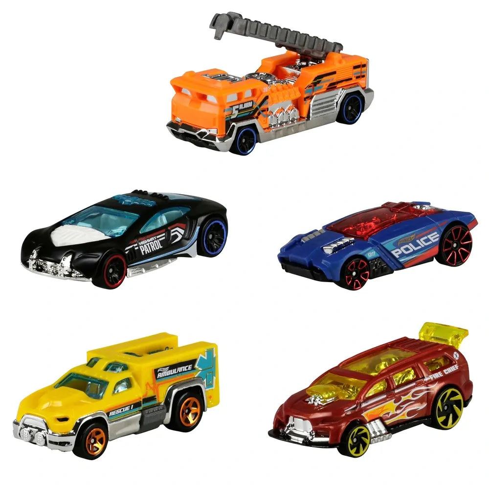 Hot Wheels 1:64 Die-Cast Cars 5-Pack Assortment