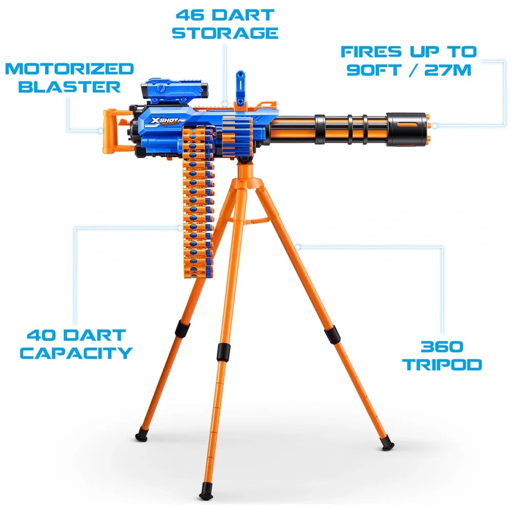 XSHOT by ZURU Insanity Motorized Rage Fire Blaster with 72 Darts