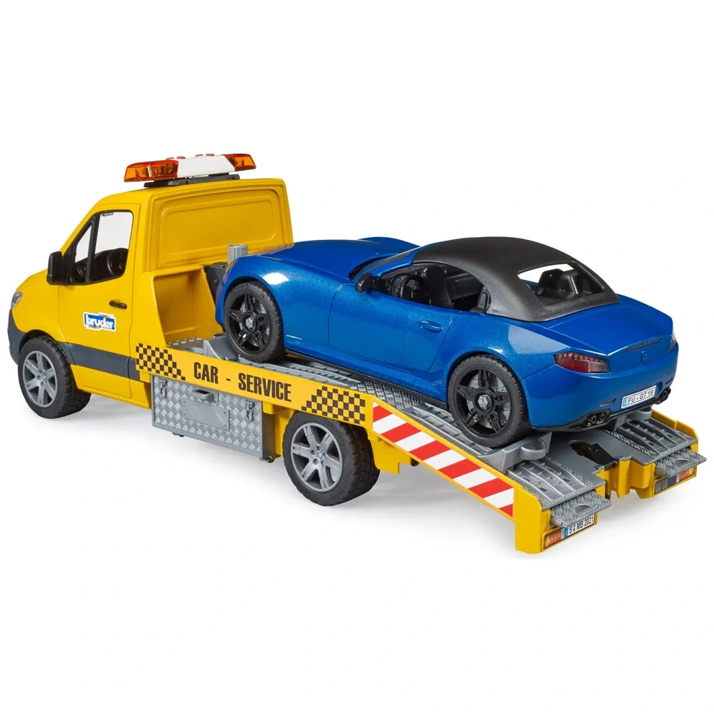 Bruder Mercedes-Benz Sprinter Car Transporter with Roadster Toy